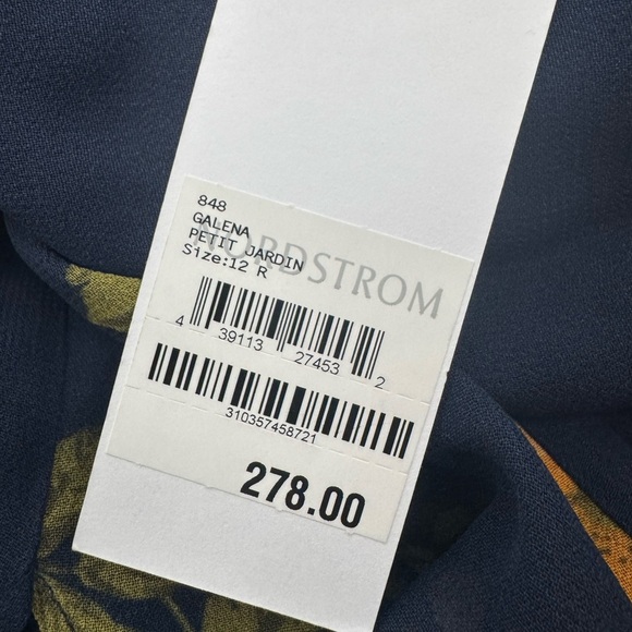 NWT REFORMATION Galena Long Sleeve Midi Dress in Petite Jardin Size 12‎ - Picture 15 of 16